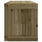vidaXL Panca da Giardino Estensibile 212,5x40,5x45 cm Pino Impregnato vidaXL Panca da Giardino Estensibile 212,5x40,5x45 cm Pino Impregnato