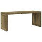vidaXL Panca da Giardino Estensibile 212,5x40,5x45 cm Pino Impregnato vidaXL Panca da Giardino Estensibile 212,5x40,5x45 cm Pino Impregnato