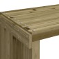 vidaXL Panca da Giardino Estensibile 212,5x40,5x45 cm Pino Impregnato vidaXL Panca da Giardino Estensibile 212,5x40,5x45 cm Pino Impregnato
