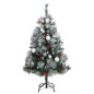 Albero Natale Incernierato con 150 LED e Palline 150 cm Albero Natale Incernierato con 150 LED e Palline 150 cm