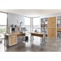 FMD Cassettiera Mobile 48x49,5x65,5 cm Bianca e Rovere FMD Cassettiera Mobile 48x49,5x65,5 cm Bianca e Rovere