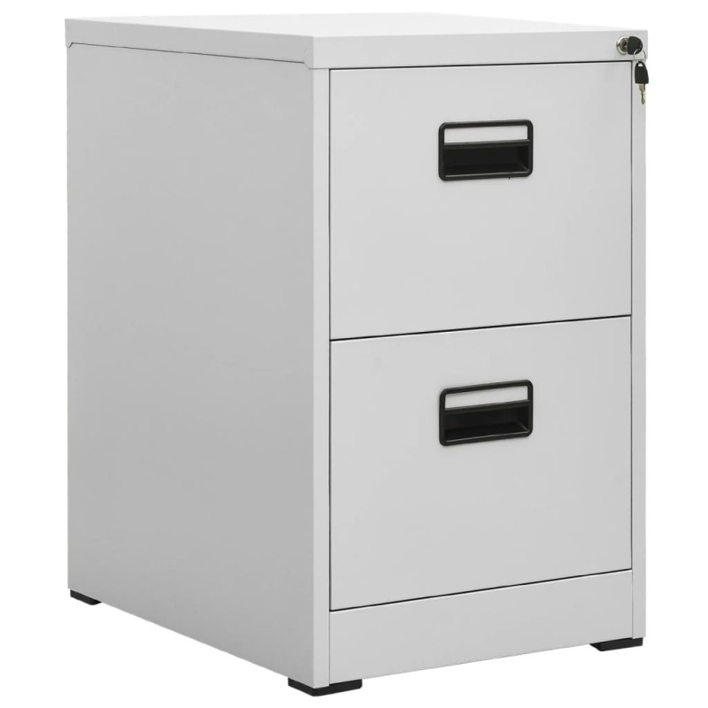 Schedario Grigio Chiaro 46x62x72,5 cm in Acciaio Schedario Grigio Chiaro 46x62x72,5 cm in Acciaio