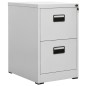 Schedario Grigio Chiaro 46x62x72,5 cm in Acciaio Schedario Grigio Chiaro 46x62x72,5 cm in Acciaio