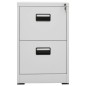 Schedario Grigio Chiaro 46x62x72,5 cm in Acciaio Schedario Grigio Chiaro 46x62x72,5 cm in Acciaio