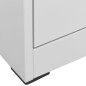 Schedario Grigio Chiaro 46x62x72,5 cm in Acciaio Schedario Grigio Chiaro 46x62x72,5 cm in Acciaio