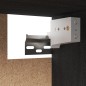 vidaXL Mobili TV 3 pz Neri in Legno Massello di Pino vidaXL Mobili TV 3 pz Neri in Legno Massello di Pino