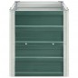 vidaXL Letto Rialzato in Acciaio Zincato 240x40x45 cm Verde vidaXL Letto Rialzato in Acciaio Zincato 240x40x45 cm Verde