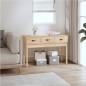 Tavolo Consolle 114x40x75 cm in Legno Massello di Pino Tavolo Consolle 114x40x75 cm in Legno Massello di Pino