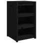 Mobile da Cucina da Esterno Nero 55x55x92 cm Legno Massello di Pino Mobile da Cucina da Esterno Nero 55x55x92 cm Legno Massello di Pino