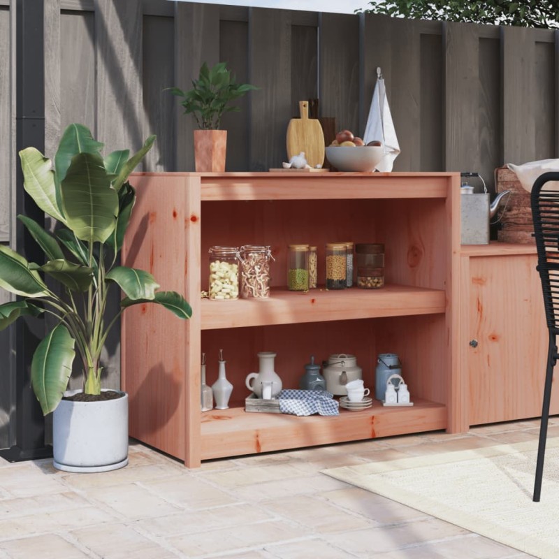 Mobile da Cucina da Esterno 106x55x92 cm Legno Massello di Douglas Mobile da Cucina da Esterno 106x55x92 cm Legno Massello di Douglas