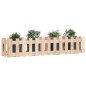 Fioriera Rialzata Giardino a Recinzione 150x30x30 cm Legno Pino Fioriera Rialzata Giardino a Recinzione 150x30x30 cm Legno Pino