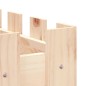Fioriera Rialzata Giardino a Recinzione 150x30x30 cm Legno Pino Fioriera Rialzata Giardino a Recinzione 150x30x30 cm Legno Pino