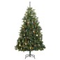 Albero Natale Incernierato con 300 LED e Palline 240 cm Albero Natale Incernierato con 300 LED e Palline 240 cm