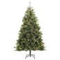 Albero Natale Incernierato con 300 LED e Palline 240 cm Albero Natale Incernierato con 300 LED e Palline 240 cm