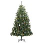 Albero Natale Incernierato con 300 LED e Palline 240 cm Albero Natale Incernierato con 300 LED e Palline 240 cm