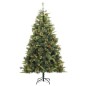 Albero Natale Incernierato con 300 LED e Palline 240 cm Albero Natale Incernierato con 300 LED e Palline 240 cm