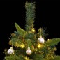 Albero Natale Incernierato con 300 LED e Palline 210 cm Albero Natale Incernierato con 300 LED e Palline 210 cm