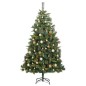 Albero Natale Incernierato con 300 LED e Palline 210 cm Albero Natale Incernierato con 300 LED e Palline 210 cm