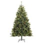 Albero Natale Incernierato con 300 LED e Palline 210 cm Albero Natale Incernierato con 300 LED e Palline 210 cm