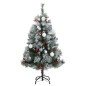 Albero Natale Incernierato con 150 LED e Palline 120 cm Albero Natale Incernierato con 150 LED e Palline 120 cm