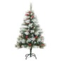 Albero Natale Incernierato con 150 LED e Palline 120 cm Albero Natale Incernierato con 150 LED e Palline 120 cm