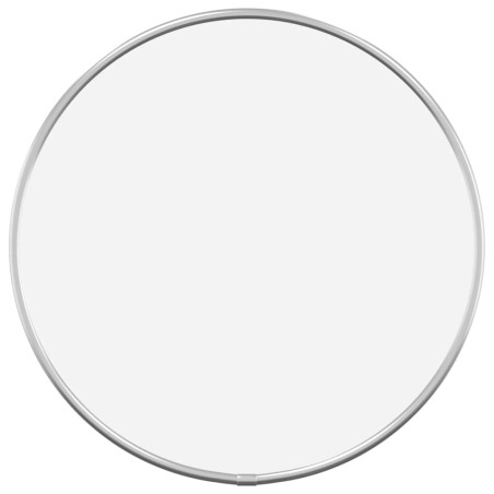 vidaXL Specchio da Parete Argento Ø 30 cm Rotondo