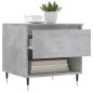 Tavolini Salotto 2pz Grigio Cemento 50x46x50 Legno Multistrato Tavolini Salotto 2pz Grigio Cemento 50x46x50 Legno Multistrato