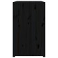 Mobile da Cucina da Esterno Nero 106x55x92 cm Legno Massello di Pino Mobile da Cucina da Esterno Nero 106x55x92 cm Legno Massello di Pino