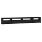 Mobile Porta TV con Luci LED Nero 270x35x40 cm