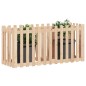 Fioriera Rialzata Giardino a Recinzione 150x50x70cm Legno Pino Fioriera Rialzata Giardino a Recinzione 150x50x70cm Legno Pino