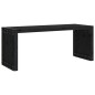 Panca Giardino Estensibile Nera 212,5x40,5x45cm Massello Pino Panca Giardino Estensibile Nera 212,5x40,5x45cm Massello Pino