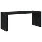 Panca Giardino Estensibile Nera 212,5x40,5x45cm Massello Pino Panca Giardino Estensibile Nera 212,5x40,5x45cm Massello Pino