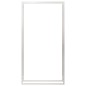 Portalegna 110x28x214 cm in Acciaio Inossidabile