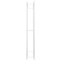 Portalegna 110x28x214 cm in Acciaio Inossidabile