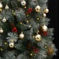 Albero Natale Incernierato con 300 LED e Palline 180 cm