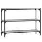 Libreria Grigio Sonoma 100x33x70,5 cm Legno Multistrato Acciaio Libreria Grigio Sonoma 100x33x70,5 cm Legno Multistrato Acciaio