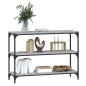 Libreria Grigio Sonoma 100x33x70,5 cm Legno Multistrato Acciaio Libreria Grigio Sonoma 100x33x70,5 cm Legno Multistrato Acciaio