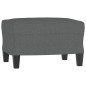 Set di Divani 4 pz con Cuscini Grigio Scuro in Tessuto Set di Divani 4 pz con Cuscini Grigio Scuro in Tessuto