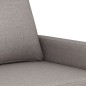 Set di Divani 4 pz con Cuscini Tortora in Tessuto Set di Divani 4 pz con Cuscini Tortora in Tessuto
