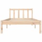 Giroletto 90x190 cm Single in Legno Massello di Pino Giroletto 90x190 cm Single in Legno Massello di Pino