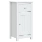 Set Mobili da Bagno 4 pz BERG Bianco in Legno Massello di Pino Set Mobili da Bagno 4 pz BERG Bianco in Legno Massello di Pino