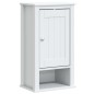 Set Mobili da Bagno 4 pz BERG Bianco in Legno Massello di Pino Set Mobili da Bagno 4 pz BERG Bianco in Legno Massello di Pino