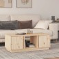 vidaXL Tavolino da Salotto 110x50x40 cm in Legno Massello di Pino vidaXL Tavolino da Salotto 110x50x40 cm in Legno Massello di Pino