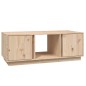 vidaXL Tavolino da Salotto 110x50x40 cm in Legno Massello di Pino vidaXL Tavolino da Salotto 110x50x40 cm in Legno Massello di Pino