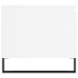 Tavolino da Salotto Bianco 100x50x45 cm in Legno Multistrato