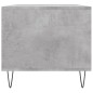 Tavolino Salotto Grigio Cemento 90x49x45 cm Legno Multistrato