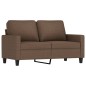 Set di Divani 4 pz con Cuscini Marrone in Tessuto Set di Divani 4 pz con Cuscini Marrone in Tessuto