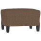 Set di Divani 4 pz con Cuscini Marrone in Tessuto Set di Divani 4 pz con Cuscini Marrone in Tessuto