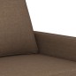 Set di Divani 4 pz con Cuscini Marrone in Tessuto Set di Divani 4 pz con Cuscini Marrone in Tessuto