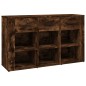 Credenza Rovere Fumo 100x30x59,5 cm in Legno Multistrato Credenza Rovere Fumo 100x30x59,5 cm in Legno Multistrato